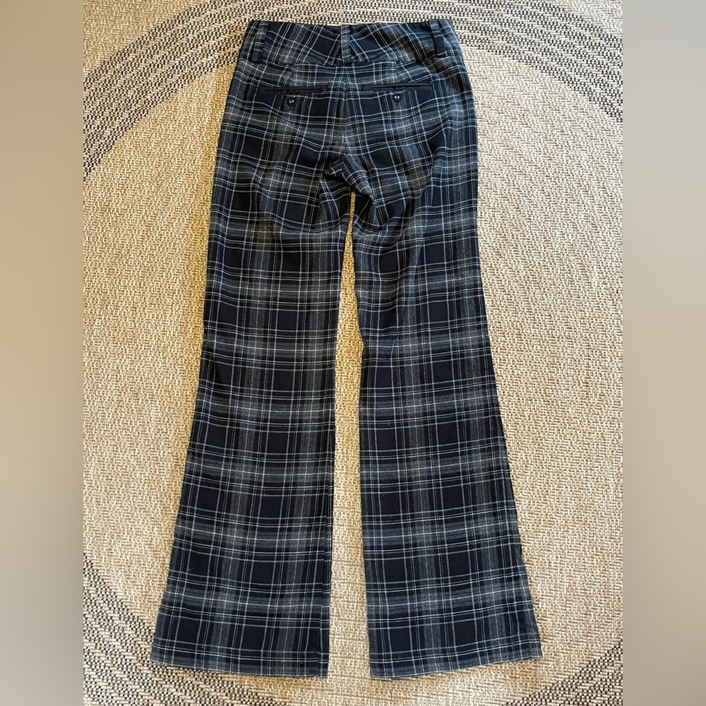 Candie's Women's Plaid Flare Pants 90s Vintage - Picture 3 of 6